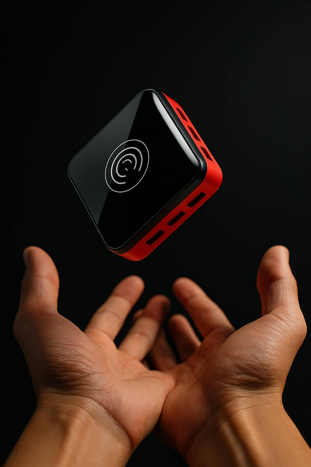 Wireless Charging Power Bank with Mirror Display (10000mAh)