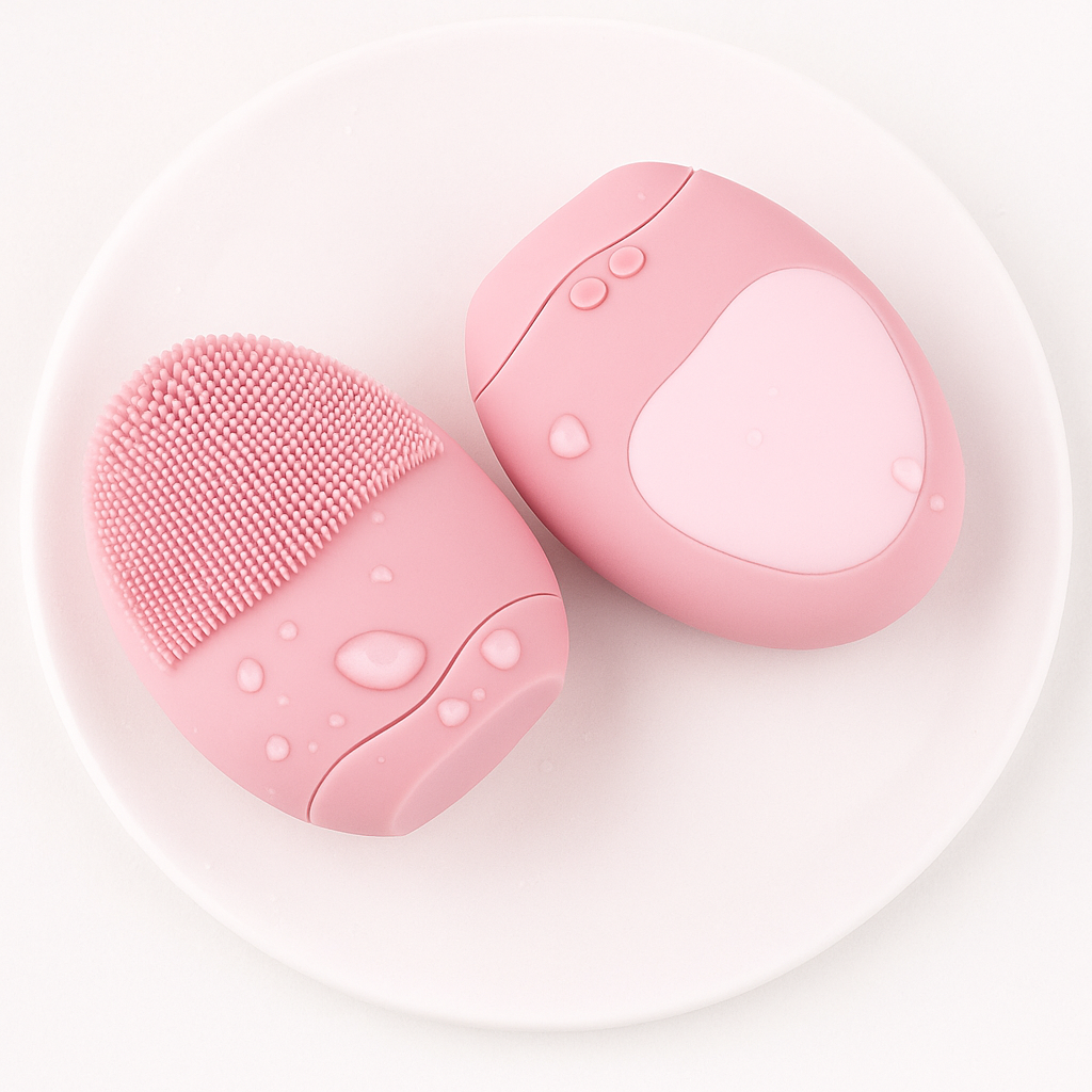 Double-Sided Soft Silicone Facial Cleansing Brush
